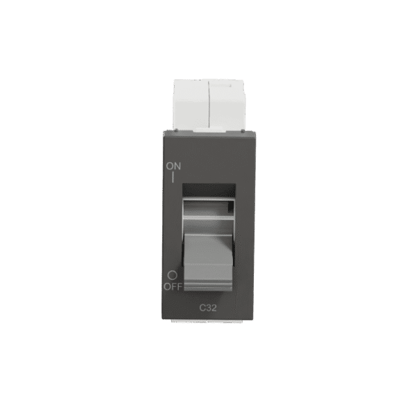 MZMM321P_WG | Miniature Circuit-Breaker, Miluz Zeta, 32A, C-Curve, 1 Module, Warm Grey - Schneider Electric