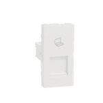 MZRJ451M_WH | Data Socket, Miluz Zeta, Rj45 8(8), Stp, Cat6, 1 Module, White - Schneider Electric