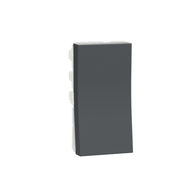 MZSW101M1W_AN | Switch, Miluz Zeta, 10A, 1 Way, 1 Module, Anthracite - Schneider Electric