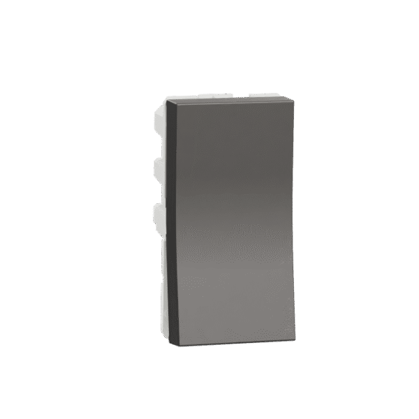 MZSW101M1W_WG | Switch, Miluz Zeta, 10A, 1 Way, 1 Module, Warm Grey - Schneider Electric