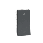MZSW101M2W_AN | Switch, Miluz Zeta, 10A, 2 Way, 1 Module, Anthracite - Schneider Electric