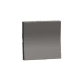 MZSW102M1W_WG | Switch, Miluz Zeta, 10A, 1 Way, 2 Module, Warm Grey - Schneider Electric