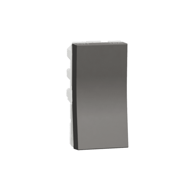 MZSW161M1W_WG | Switch, Miluz Zeta, 16A, 1 Way, 1 Module, Warm Grey - Schneider Electric