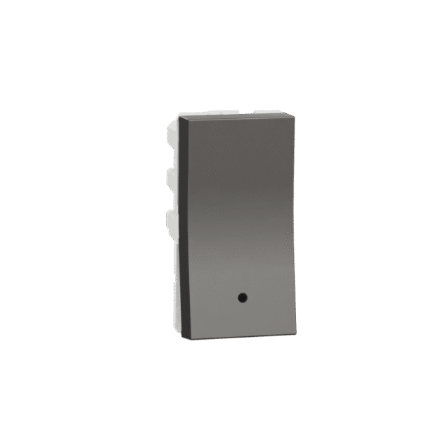 MZSWI101M1W_WG | Switch, Miluz Zeta, 10A, 1 Way, 1 Module, With Indicator, Warm Grey - Schneider Electric