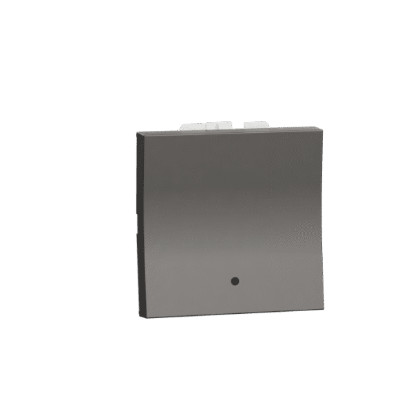 MZSWI102M1W_WG | Switch, Miluz Zeta, 10A, 1 Way, 2 Module, With Indicator, Warm Grey - Schneider Electric