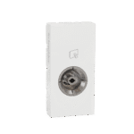 MZTV1M_WH | Tv Socket, Miluz Zeta, Co-Axial, F Connectors, 1 Module, White - Schneider Electric