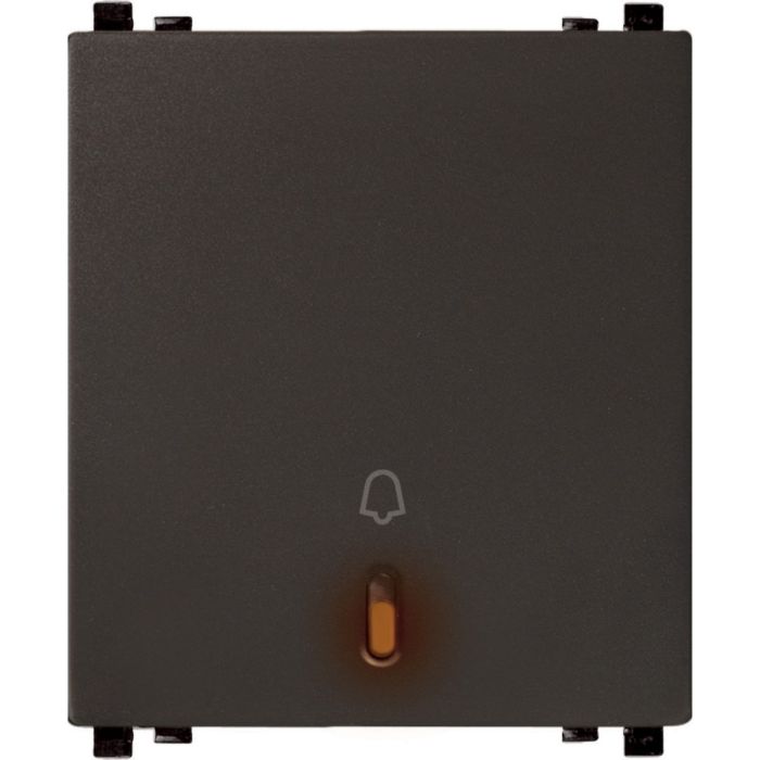 odain8486_bz_.jpg IN8486(BZ) | 6A Full-Flat Bell Module With Neon (2M Size), Bronze - Schneider Electric - Image 1