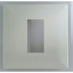 P0701 | 1-2 Module Grid & 1 Module Cover Frame - White - Schneider Electric