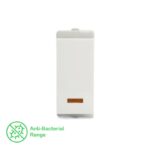 P1081 | 10AX 1 way 1 Module Switch with indicator - White - Schneider Electric