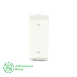 P1102 | 16AX 2 way 1 Module Switch - White - Schneider Electric