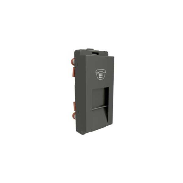 P4011_PG | Rj11 1G Tel Outlet With Shutter,Pg - Schneider Electric