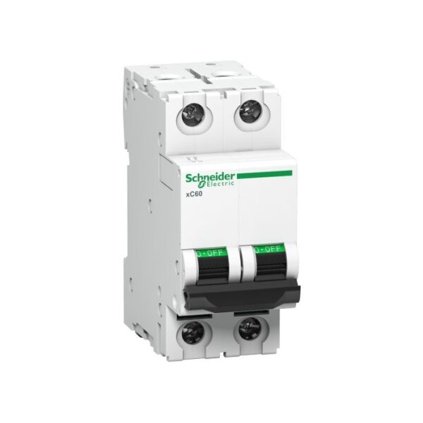 A9N2P06CGN | Acti9 xC60 2P C 6A MCB IS/IEC 60898-1 - Schneider Electric