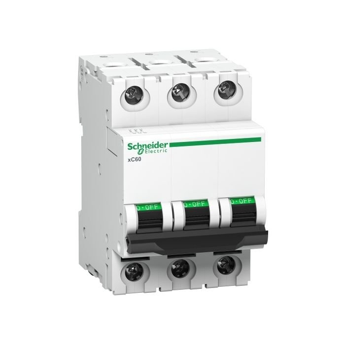 pb110813_520_54.jpg A9N3P50CIN | Acti9 xC60 3P C 50A MCB IS/IEC 60947-2 - Schneider Electric - Image 1