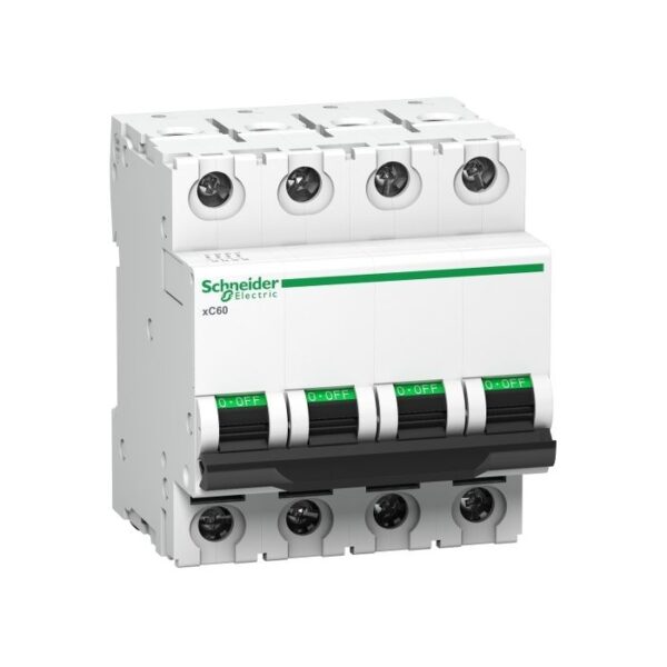 A9N4P63CGN | Acti9 xC60 4P C 63A MCB IS/IEC 60898-1 - Schneider Electric