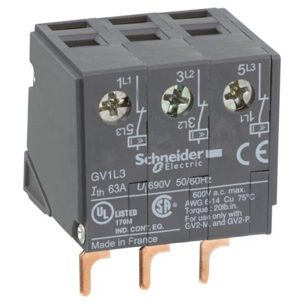 GV1L3 | GV2ME-GV2P CURRENT LIMITING - Schneider Electric