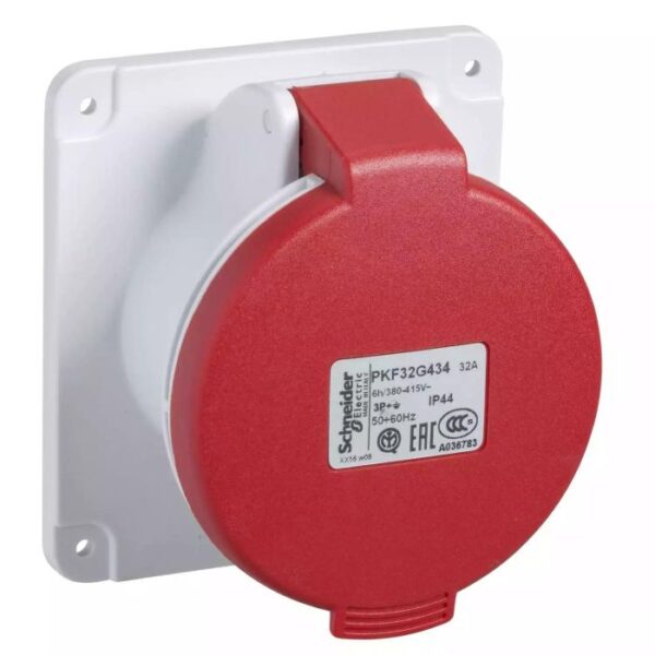 PKF32G435 | Panel socket straight PK PratiKa screw - Schneider Electric