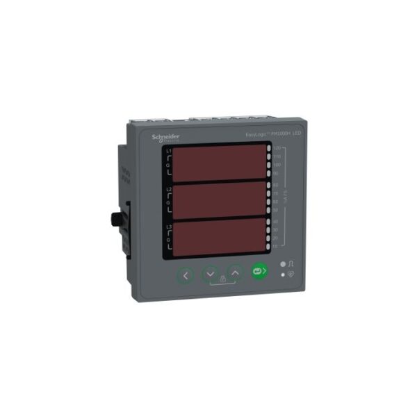 METSEPM1125HCL10RD | Easylogic Pm1125H, Multifunction Meter, Class Accuracy 1.0, 01 Rs485 Port - Schneider Electric