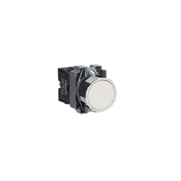 XB2BA11C | Push button white 1 NO - Schneider Electric