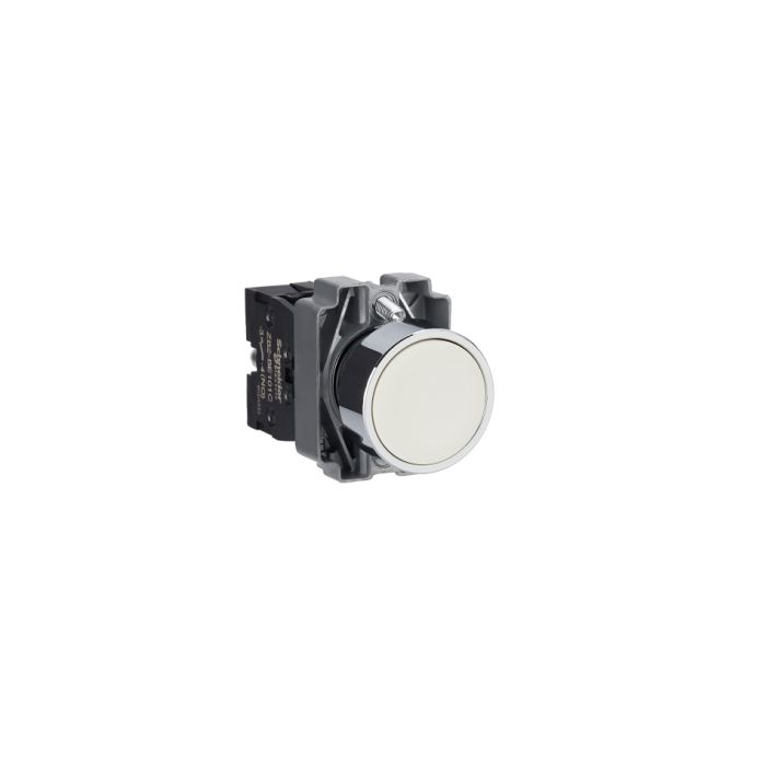 row-172.jpg XB2BA11C | Push button white 1 NO - Schneider Electric - Image 1