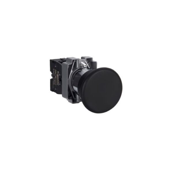 XB2BC21C | Push button mushroom metal black 1 NO - Schneider Electric