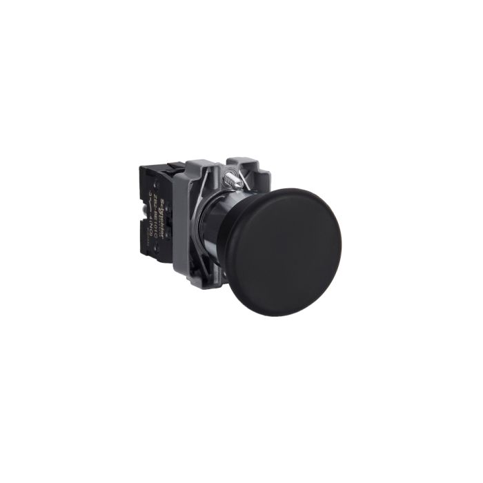 row-182.jpg XB2BC21C | Push button mushroom metal black 1 NO - Schneider Electric - Image 1