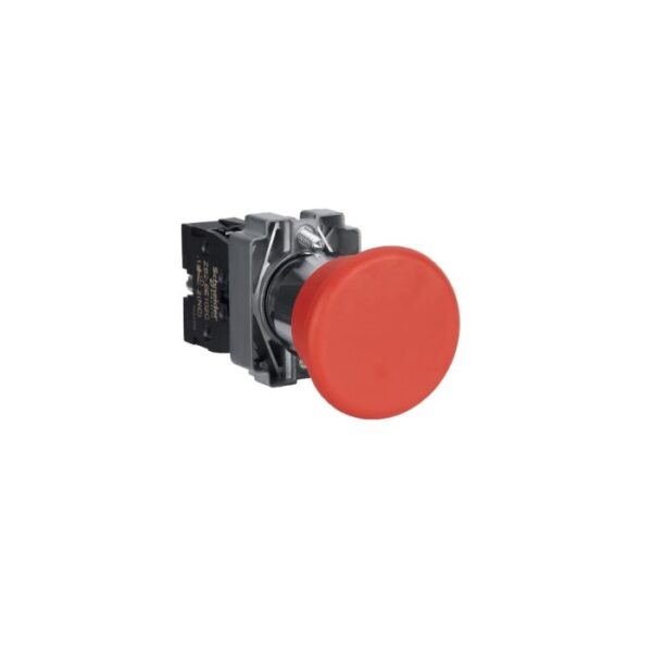 XB2BC42C | Push button mushroom metal red 1 NC - Schneider Electric