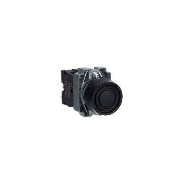 XB2BP21C | Push button booted black 1 NO - Schneider Electric