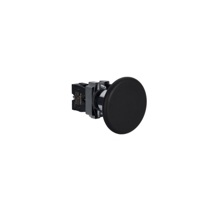 row-211.jpg XB2BR21C | Push button mushroom black 1 NO - Schneider Electric - Image 1
