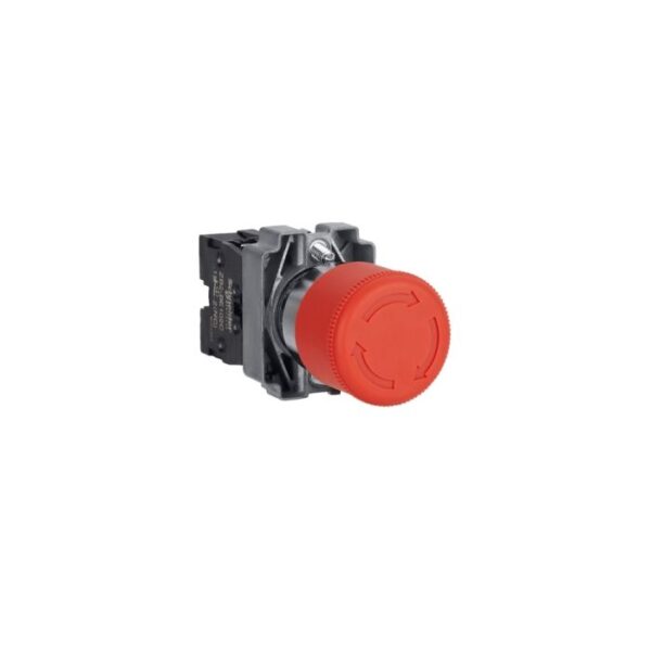 XB2BS442C | Push button mushroom red 1 NC 30mm - Schneider Electric