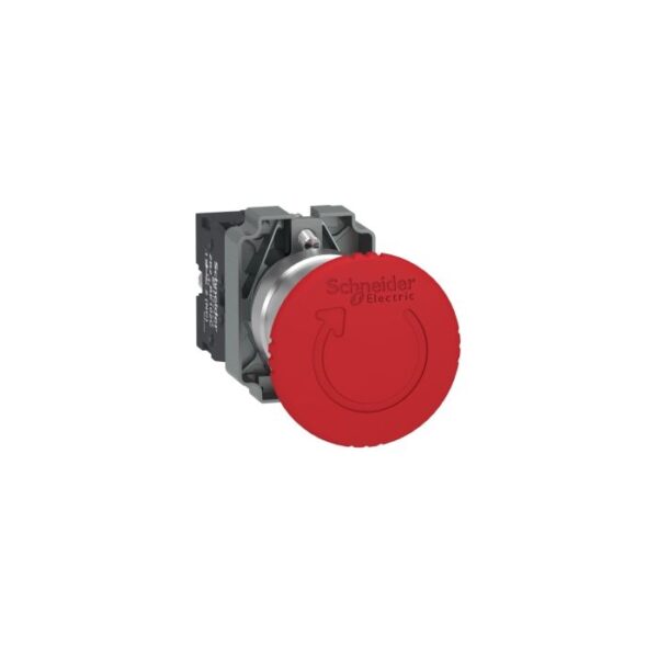 XB2BS8442C | ES red mushroom 1 NC turn to release - Schneider Electric