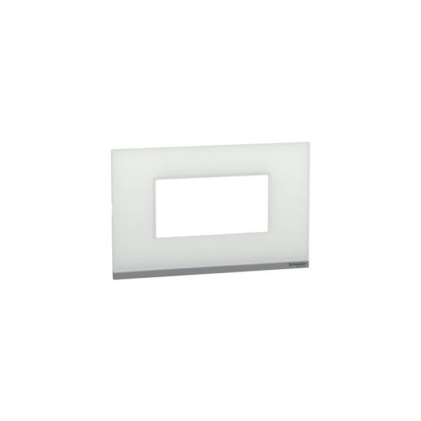 UNPSP4M_GW | 4 Module Glass Surround Only,Ag - Schneider Electric
