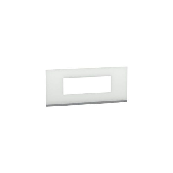 UNPSP6M_GW | 6 Module Glass Surround Only,Ag - Schneider Electric
