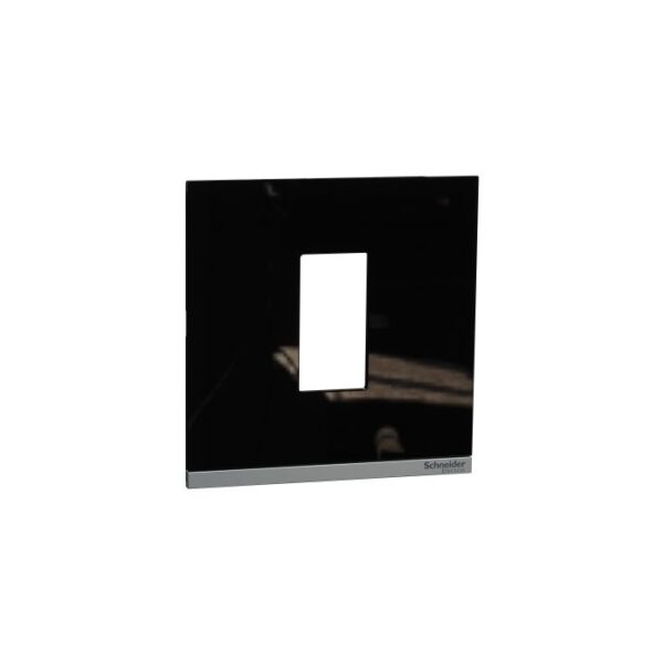 UNPSP1M_GB | 1 Module Glass Surround Only_pearl black - Schneider Electric