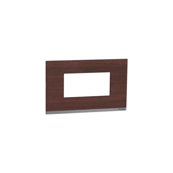 UNPSP4M_WD | 4 Module Wood Surround Only,Oak - Schneider Electric