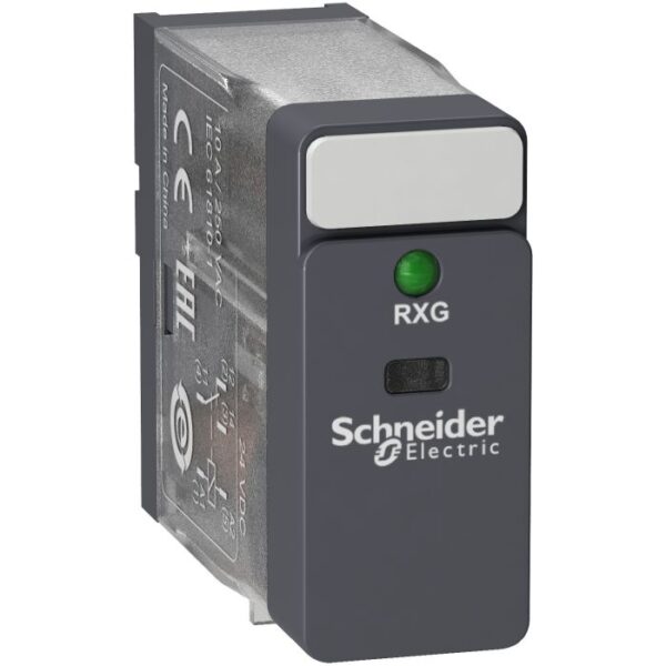 RXG13BD | 1CO 10A Relay-LTB+LED 24VDC - Schneider Electric