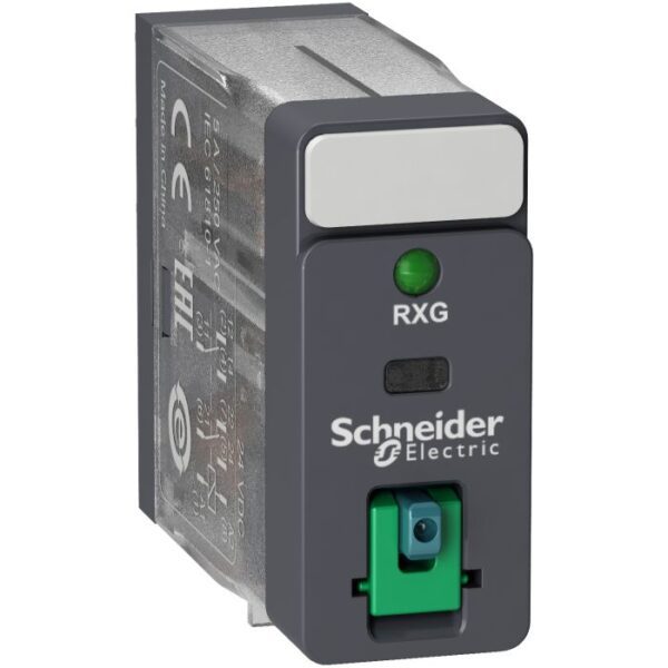 RXG22BD | 2CO 5A Relay +LTB+LED 24VDC - Schneider Electric