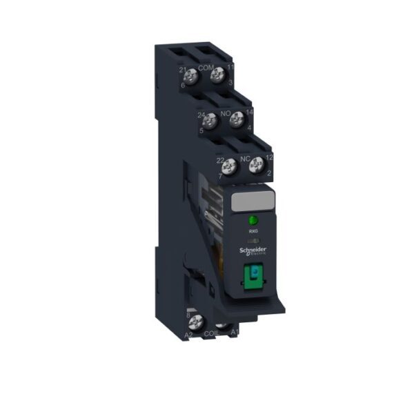 RXG22BDPV | Zelio Relay,Zelio Rxg Relay With Ltb + Led And Socket2C/O 5A 24Vdcwith Diode - Schneider Electric