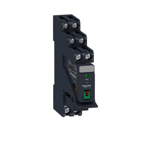 RXG22P7PV | Zelio Relay,Zelio Rxg Relay With Ltb + Led And Socket2C/O 5A 230Vacwith Varistor - Schneider Electric
