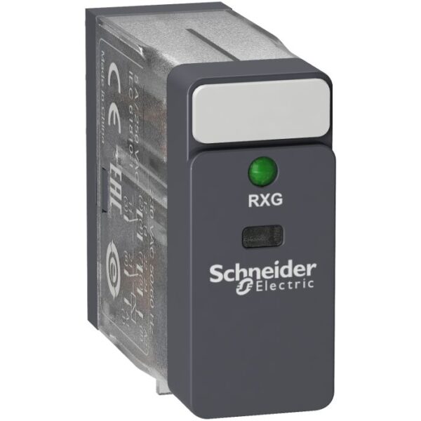 RXG23F7 | Zelio Relay,2Co 5A Relay-Ltb+Led 120Vac - Schneider Electric