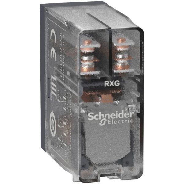 RXG25P7 | Zelio Relay,2Co 5A Relay Clear 230Vac - Schneider Electric
