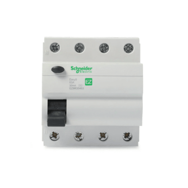 EZ9R35463 | Easy9 4P 63A 30mA AC 415V RCCB - Schneider Electric
