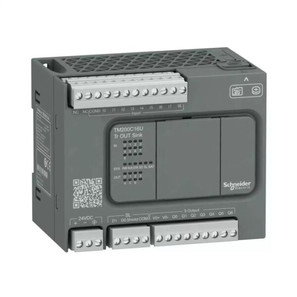 TM200C16U CONTR. M200 16I O 24VDC TR.SINK Schneider Electric tm200c16u