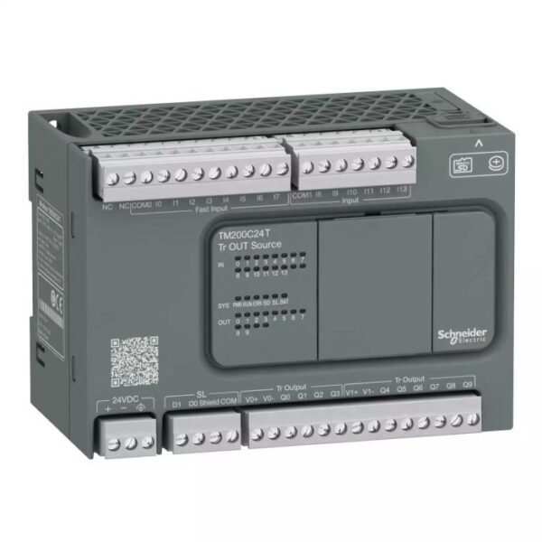 TM200C24T CONTR. M200 24I O 24VDC TR.SOURCE Schneider Electric tm200c24t