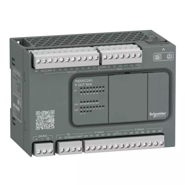 TM200C24U CONTR. M200 24I O 24VDC TR.SINK Schneider Electric tm200c24u