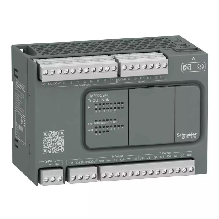 tm200c24u.jpg TM200C24U | CONTR. M200 24I O 24VDC TR.SINK - Schneider Electric - Image 1