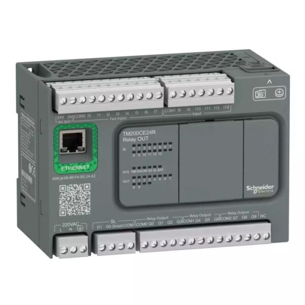 TM200CE24R CONTR. M200 24I O 220VAC RELAY ETH Schneider Electric tm200ce24r