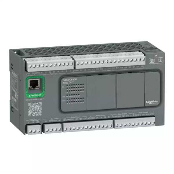 TM200CE40R CONTR. M200 40I O 220VAC RELAY ETH Schneider Electric tm200ce40r