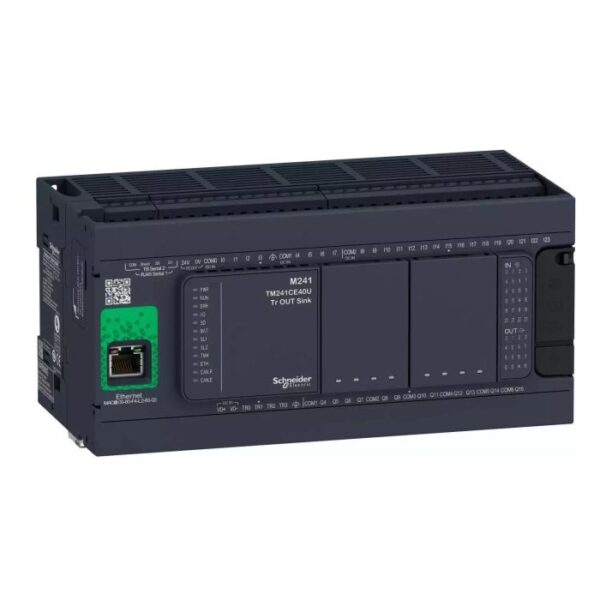 TM241CE40R CONTROLLER M241-40IO Relay Ethernet Schneider Electric tm241ce40r