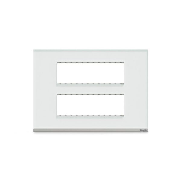 UNPCP8MSQ_ML | Unica Pure-8M Metal Surround & Gridplate, Sq, Ml - Schneider Electric