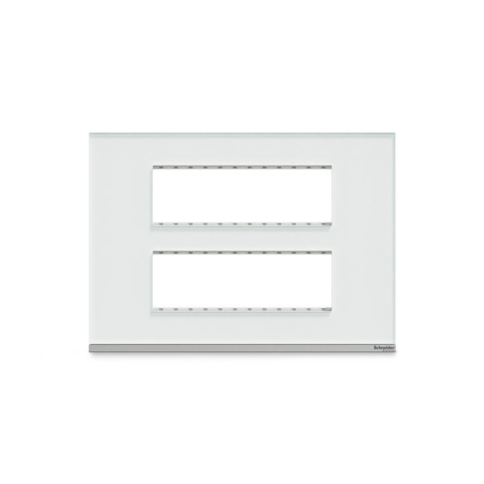 unpcp12m_gw_01.jpg UNPCP8MSQ_ML | Unica Pure-8M Metal Surround & Gridplate, Sq, Ml - Schneider Electric - Image 1